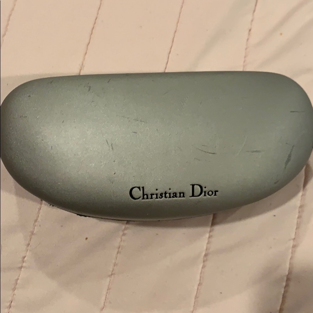 CHRISTIAN DIOR SUNGLASSES CASE BOX SILVER